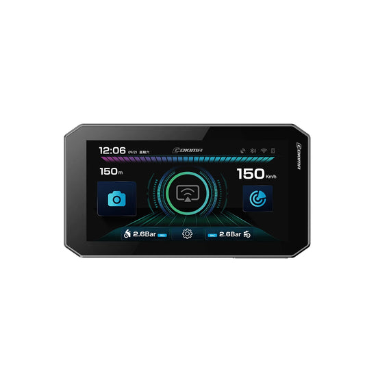 Pantalla 5.5" CarPlay y Android Auto para Motos con cámaras - Universal - Compatible con BMW GS, KTM, Royal Enfield, y más