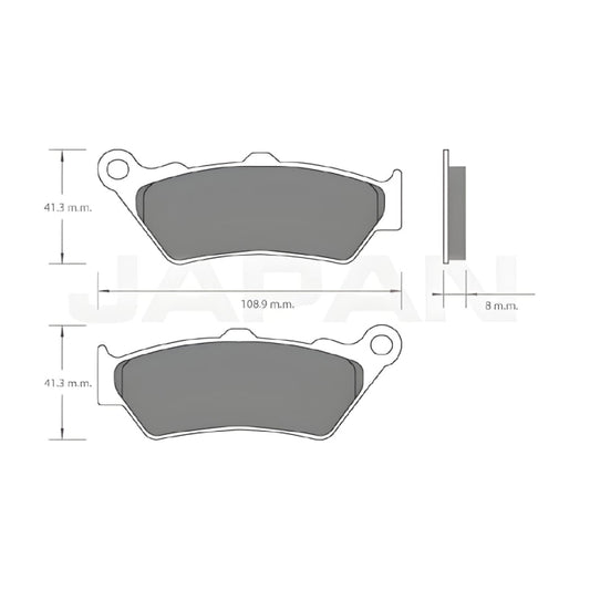 Pastilla de Freno para  BMW ￼F750GS / F850GS /F800GS /F900GS– Delantera