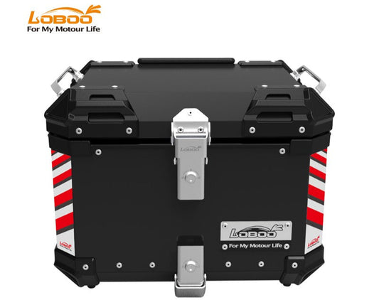 Topcase Universal para Moto Trail LOBOO Pike Tracker 36L/45L – Compatible con BMW GS, KTM, Royal Enfield, y más